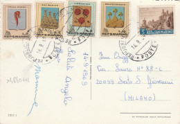 X4840 Repubblica Di San Marino - Panorama Vedute Multipla - Nice Stamps Timbres Francobolli / Viaggiata 1969 - San Marino