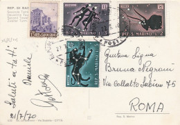 X4841 Repubblica Di San Marino - Seconda Torre - Panorama - Nice Stamps Timbres Francobolli / Viaggiata 1970 - San Marino