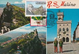 X4845 Repubblica Di San Marino - Panorama Vedute Multipla - Nice Stamps Timbres Francobolli FDC Pertini 1984 - San Marino