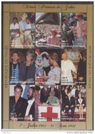 Niger  1997 Nobel Red Cross Croix Rouge Princesse Diana Pope Jean Paul II - Prix Nobel