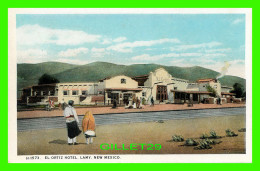 LAMY, NM - EL ORTIZ HOTEL - ANIMATED WITH PEOPLES - FRED ARVEY - - Autres & Non Classés