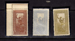 Grece (1901) -  2 D. 3d. 5 D. Mercure Volant - Neufs* - MLH - Unused Stamps