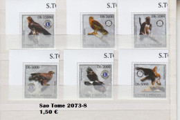 2003 Birds Vögel Set Sao Tome Set Michel 2073-8  MNH - Aigles & Rapaces Diurnes