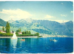 Postal Suiza. Montreux. Glion, Caux. 7-sui104 - Ilanz/Glion