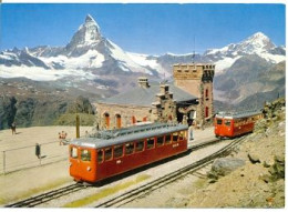 Postal Suiza. Station Gornergrat, Zermatt (ferrocarriles). 7-sui107 - Matt