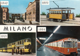 MILANO  /  Evoluzione Del Tram _ Viaggiata - Strassenbahnen