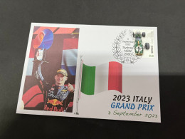 5-9-2023 (4 T 17) Formula One - 2023 Italy Grand Prix - Winner Max Verstappen (3 September 2023) OZ Formula I Stamp - Andere & Zonder Classificatie