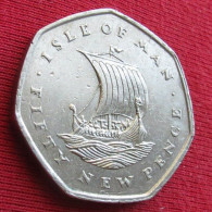 Isle Of Man 50 Pence 1975  Sail - Isle Of Man