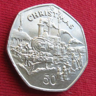 Isle Of Man 50 Pence 1984 Christmas - Isle Of Man