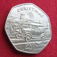 Isle Of Man 50 Pence 1983 Christmas - Isle Of Man