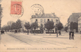 FRANCE - 92 - Boulogne-sur-Seine - La Grande Rue Et La Rue De Buzenval, Place Bernard-Palissy - Carte Postale Ancienne - Boulogne Billancourt