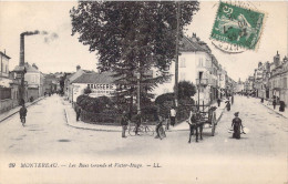 FRANCE - 77 - Montereau - Les Rues Grande Et Victor-Hugo - Carte Postale Ancienne - Montereau