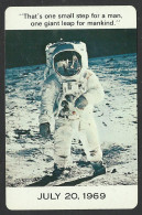 PocketCalendar ( 1976 ) That's One Smal Step For A Man One Giant Leap For Mankind 5,5 X 9cm (see Sales Conditions) 08587 - Big : 1971-80