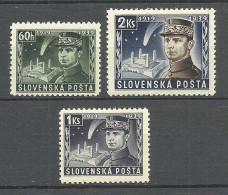SLOVAKIA Slowakei 1939 Michel II - IV MNH Nicht Augegebene Marken / Unissued Stamps - Neufs