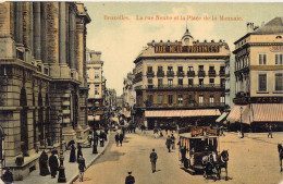 BELGIQUE - Bruxelles - La Rue Neuve Et La Place De La Monnaie - Carte Postale Ancienne - Plazas