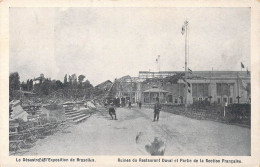 BELGIQUE - Bruxelles - Le Désastre à L'Exposition De Bruxelles - Ruines Du Restaurant Duval.. - Carte Postale Ancienne - Universal Exhibitions