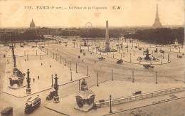 FRANCE - 75 - Paris - ( 8è Arrondissement ) - La Place De La Concorde - Carte Postale Ancienne - Piazze