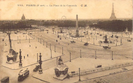 FRANCE - 75 - Paris - ( 8è Arrondissement ) - La Place De La Concorde - Carte Postale Ancienne - Plätze