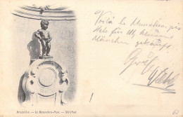 BELGIQUE - Bruxelles - Le Manneken-Pis - Carte Postale Ancienne - Monumenti, Edifici