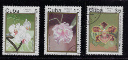 CUBA 1992 SCOTT 3324,3325,3326 CANCELLED - Gebraucht