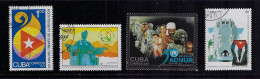 CUBA 1995 SCOTT 4130,2226,3643,4130 CANCELLED - Used Stamps