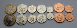 Guernsey Decimal Coin Set 7 Coins 1998 - 2012 UNC - Guernsey