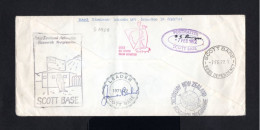 S1408-ARGENTINA-REGISTERED Antarctic COVER BUENOS AIRES To SCOTT BASE (new Zealand).1972.ENVELOPPE RECOMMANDEE Argentine - Covers & Documents