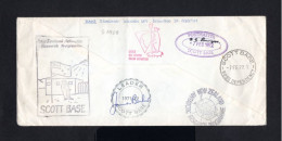 S1408-ARGENTINA-REGISTERED Antarctic COVER BUENOS AIRES To SCOTT BASE (new Zealand).1972.ENVELOPPE RECOMMANDEE Argentine - Storia Postale