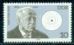 1979 Max Von Laue,physicist,1915 Nobel Prize,diffraction Of X-rays,DDR,2407,MNH - Prix Nobel