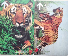 China Shanghai Metro One-way Card/one-way Ticket/subway Card,South China Tige，2 Pcs - Wereld