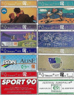 Belgacom, Optical L&G Cards 90-91 - Sans Puce