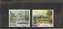 MONACO    1992  Y.T. N° 1832  1833  Oblitéré - Gebraucht