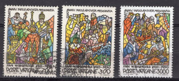 Z2019 - VATICANO SASSONE N°879/81 - VATICAN Yv N°875/77 - Oblitérés