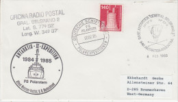 Germany  FS Polarstern Ca Officina Radio Postal Gral. Belgrano Ca 8 FEB 1985 (ET202A) - Bases Antarctiques