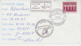 Germany  Heli Flight From Polarstern To KV Andenes 19.2.1985 (ET202B) - Vols Polaires