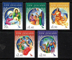 New Zealand 2012 Christmas  Set Of 5 MNH - Unused Stamps