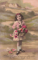 Enfants - Portrait - Je Vous Aime De Tout Mon Petit Coeur - Carte Postale Ancienne - Portraits