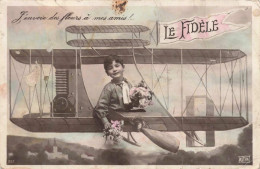 Enfants - J'envoie Des Fleurs à Mes Amis - Le Fidèle - Carte Postale Ancienne - Tarjetas Humorísticas