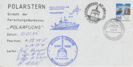 Germany Polarstern "Einsatz Der Forschungsbarkasse Polarfuchs"  31.01.1985  Signature (ET203) - Navires & Brise-glace