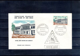 Afars Et Issas. Enveloppe Fdc. Hôtel Des Postes. Djibouti. 3/03/1970 - Briefe U. Dokumente