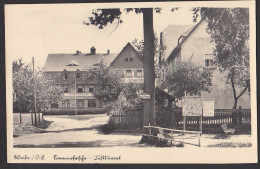 Weifa über Neukirch Oberlausitz Gaststätte Erbgericht Kinderferinlager Deutsche Werkstätten Hellerau, Fotokarte 1954 - Neukirch (Lausitz)