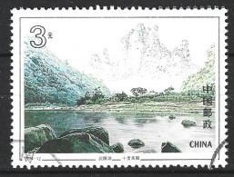 CHINE. Timbre Oblitéré Issu Du BF 69 De 1994. Montagnes. - Montagnes