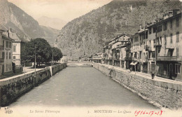 FRANCE - Moutiers - Les Quais - La Savoie Pittoresque - Canal  - Carte Postale Ancienne - Moutiers