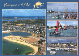 ETEL, MORBIHAN, FISHING PORT, BEACH, SEA, BOATS, FRANCE - Etel