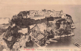 MONACO - Le Rocher - Vue Prise De L'observatoire - Carte Postale Ancienne - Tarjetas Panorámicas