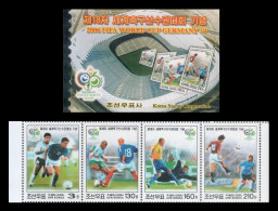 North Korea 2006 Mih. 5126/29 FIFA Football World Cup In Germany (booklet) MNH ** - Corée Du Nord