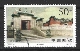 CHINE. N°3530 Oblitéré De 1997. Temple D'A-Ma. - Bouddhisme