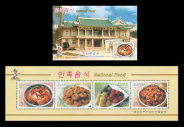 North Korea 2006 Mih. 5136/39 Gastronomy. National Foods (booklet) MNH ** - Corée Du Nord