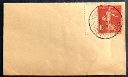 France TAD EXPon TIMBRE-POSTE FRANCAIS PARIS 8.6.1907 Sur Enveloppe - (B470) - Commemorative Postmarks