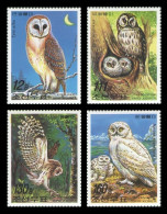 North Korea 2006 Mih. 5149/52 Fauna. Birds. Owls MNH ** - Korea, North